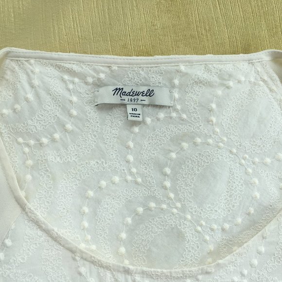 Madewell Ivory Silk Dress - Picture 3 of 4